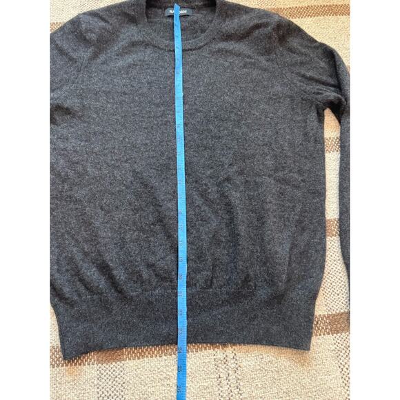 Naadam Dark Gray Cashmere Sweater Crewneck Women’s Medium - Picture 5 of 8